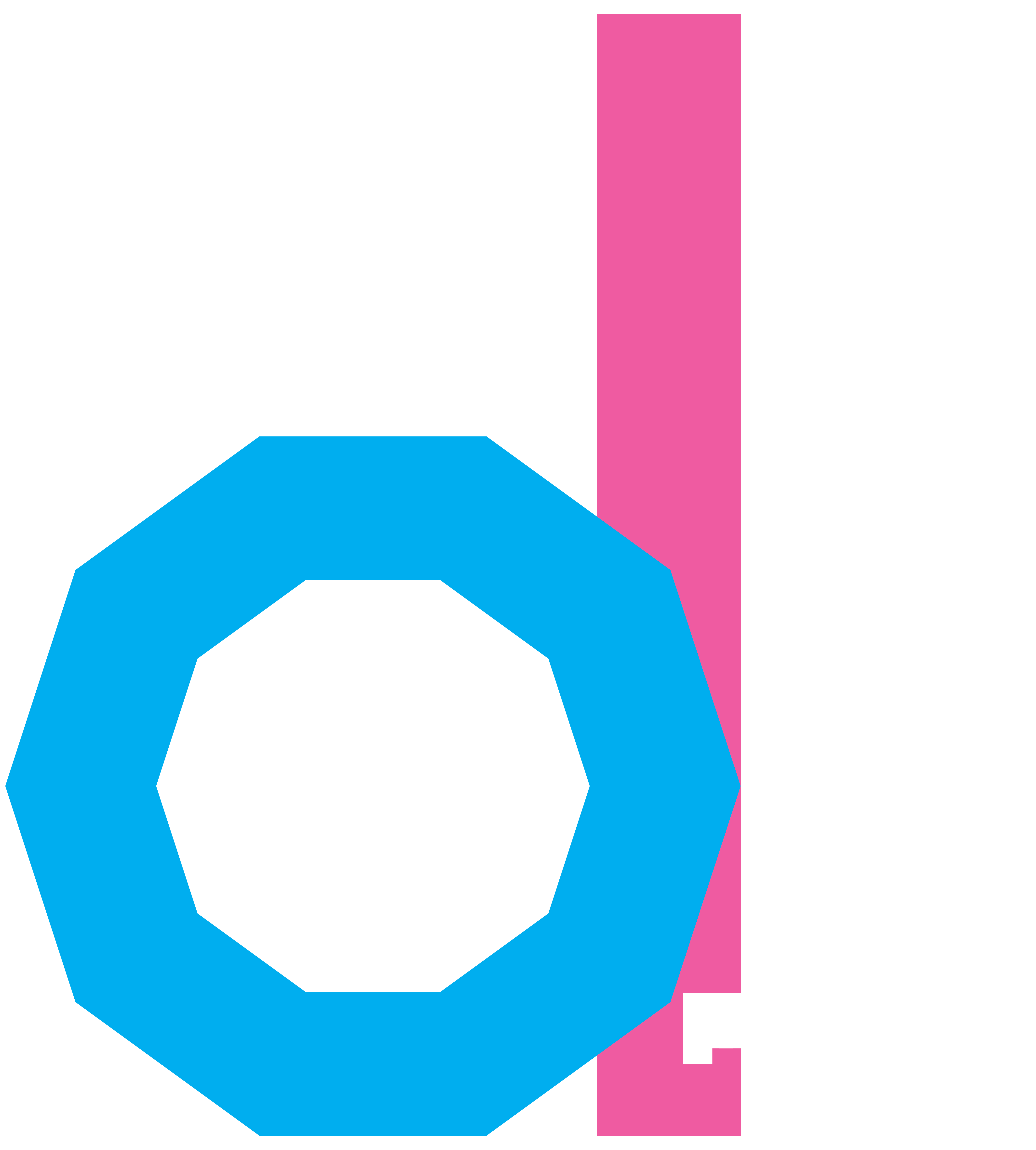 Decagon logo with upward lettering