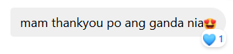 mam thankyou po ang ganda nia😍